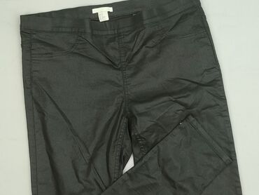 biala sukienka hm: Material trousers for women, H&M, size XL (EU 42)