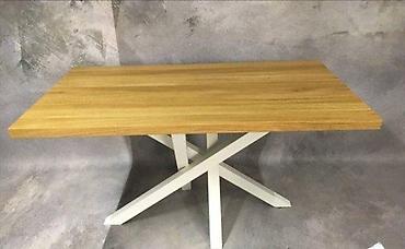 lenjivac: TRPEZARIJSKI STO MODEL XS56 | Izrada nameštaja po meri Drvo& metal — 1