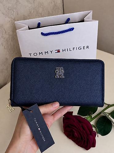çiyin çantaları: YENI ORGINAL Tommy Hilfiger qadın pulqabısı – zəncirli fermuarla tam — 1