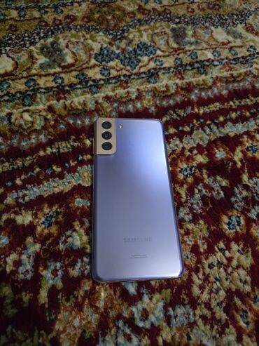 телефон для детей: Samsung Galaxy S21 Plus 5G, Б/у, 256 ГБ, цвет - Розовый, 1 SIM