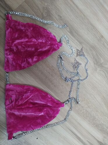 Brushalteri, Bralete: Pliš, Bez korpi, bоја - Roze — 2