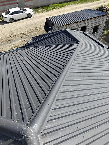 Кровля крыши: Профессиональный монтаж кровли из металлпрофиля - Тип покрытия — 3