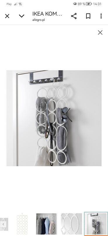 Шарфы, палантины: Шарф, Новый, Женские, цвет - Белый — 8