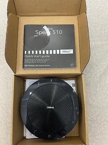 колонки микрофон: Портативный спикерфон Jabra Speak 510 - Компактная круглая — 1