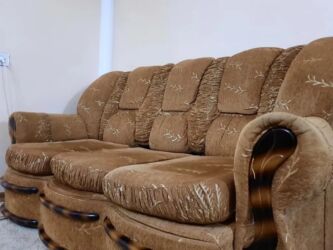 asma tavan zal ucun: Диван, Нераскладной, Без подьемного механизма, Велюровая ткань, Нет доставки