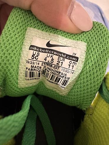 Детская обувь: Цвет - Серый Кроссовки, Nike, Размер: 21, Унисекс — 4