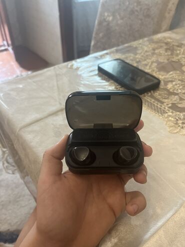 Qulaqcıqlar: Yeni Simsiz (Bluetooth) Qulaqcıqlar, Acefast, rəng - Qara