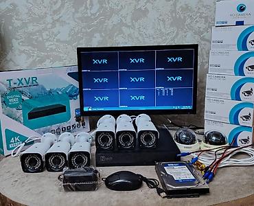 eve kamera sistemi: Monitor 20 ekran dvr 8 çıxışlı telefonla izləmə 8 ədəd kamera — 1