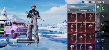 Qəlyan, vayp və aksesuarları: PUBG Mobile hesabı – zəngin inventar və nadir skinlər — 3