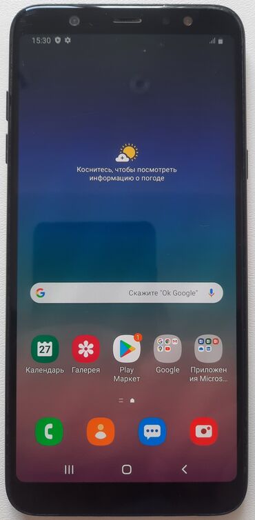 квадрокоптер с поворотной камерой: Samsung Galaxy A6+, в отличном состоянии. Диагональ экрана, дюйм 6