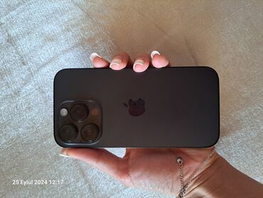 apple iphone 14 qiymeti: IPhone 14 Pro, 256 GB, Qara