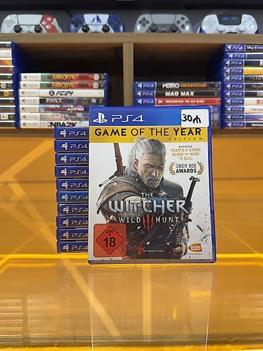 one punch man: Witcher 3-PS4 diski Oyun diski tam işlək vəziyyətdədir, heç bir cızığı — 1