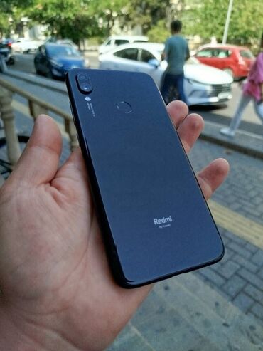Redmi Note 7, 64 ГБ, цвет - Черный, Гарантия, Отпечаток пальца, Две SIM карты