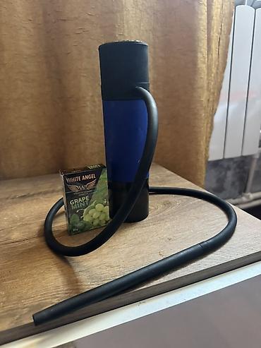 xonça qabı: Kompakt şüşəsiz qəlyan (portable hookah) dəsti – Silindr formalı — 1