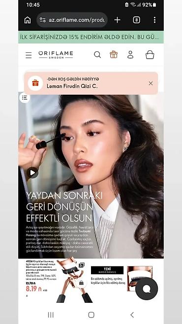hamam dest: Oriflame THE ONE göz makiyajı və bədən qulluq məhsulları - THE ONE — 5