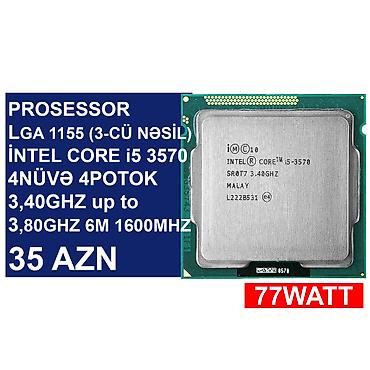 intel core i5 socket 775: Prosessor “LGA 1155 (3cü nəsil) İntel Core i5 3570” ⭐LGA 1155 (3cü — 1