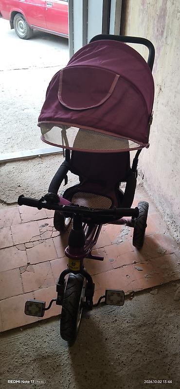 scooter uşaq ucun: Uşaq üçtəkərli velosipedi (arxadan idarəetmə tutacağı ilə) - Rəng — 3