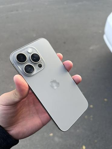 IPhone 15 Pro Max, цвет Natural Titanium - Экран 6.7", OLED Super