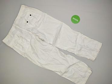 lniana: Marks & Spencer, Spodnie materiałowe damskie, rozmiar 3XL — 3
