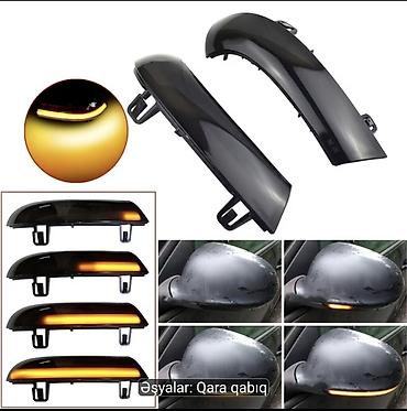 lider disk teker satisi: Mashin güzgüsü üçün dinamik dönmə siqnalları (LED) – qara korpus — 3