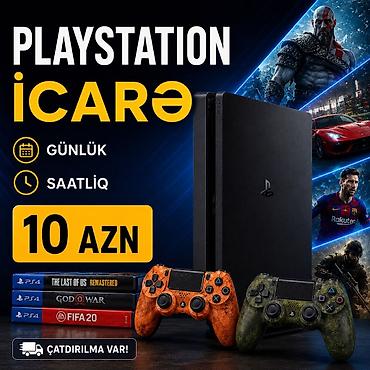 sony playstation 4 oyunları: Gündəlik / həftəlik icarə mümkündür ⏱️ 2 pult + oyunlar daxil 🎮🔥 Əla — 1