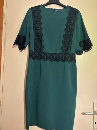 Haljine: PS Fashion XL (EU 42), bоја - Zelena, Koktel, klub, Dugih rukava — 8