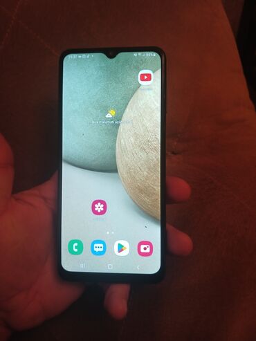 sumsung: Samsung Galaxy A12, 64 GB, rəng - Qara