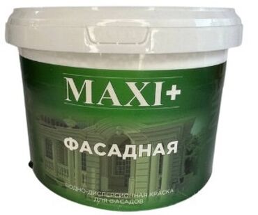 чистящие средства салфетки для пластмассовых и металлических поверхностей: MAXI+ Фасадная краска - Тип: водно-дисперсионная краска для фасадов -