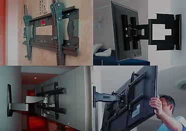 Kronşteynlər: Televizorlari kranwteyn ile divara gurawtirilmasi,her cure kranwteyn — 2
