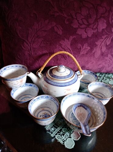 Kompleti posuđa: Servis nov za caj i kafu Jing dezen pirincani porcelan iz 50ih — 3