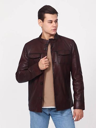 Куртки: Мужские кожаные куртки - Материал: натуральная кожа. - Модели: 1) — 3