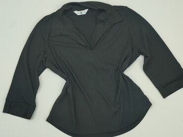 czarne bluzki z zamkiem: Blouse, New Look, 2XL (EU 44), condition - Very good