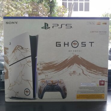 цена плейстейшен 3: Playstation 5 slim ghost of yotei limited edition. 1tb yaddaşa