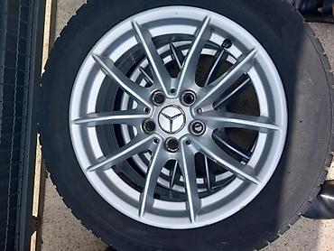 Transport: Set od 4 alu felne sa gumama za Mercedes - Originalne Mercedes felne — 4