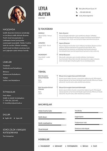 derzi isi axtariram 2018: İşə qəbul olmaq üçün yaxşı CV lazımdır. Əla CV-yə sahib olmaq üçün — 1