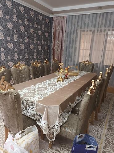 taxta sebet: Klassik üslubda 12 nəfərlik yemək dəsti - Masa: Uzun düzbucaqlı — 1