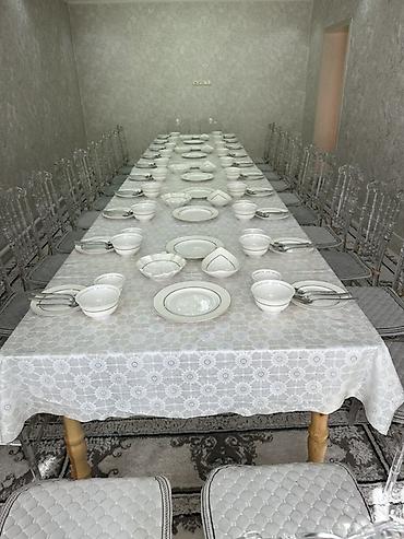 круглые столы в аренду: Стол и стул для зала, Новый, цвет - Серый — 7