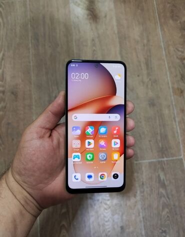 Защитные пленки и стекла: Redmi Note 12, 8 ГБ, цвет - Голубой, Отпечаток пальца