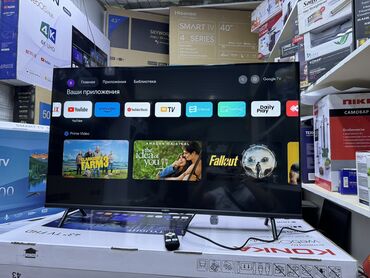 Телевизоры: Телик Телевизоры Ясин 43G11K Андроид гарантия 3 года, доставка at lalafo.kg — 30 Телевизоры: Телик Телевизоры Ясин 43G11K Андроид гарантия 3 года, доставка — 30