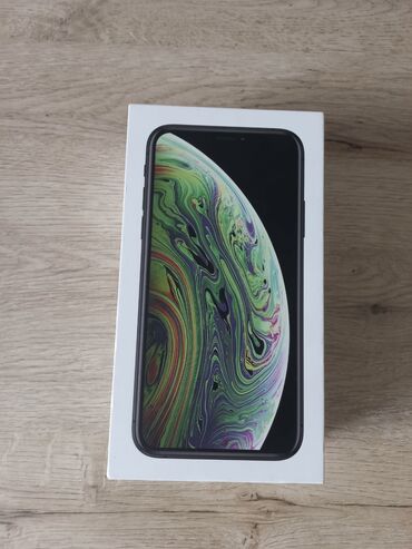 Apple iPhone: IPhone Xs, 64 GB, Qara, Face ID, Sənədlərlə