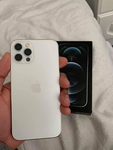12 про 256 гб цена: IPhone 12 Pro, Колдонулган, 256 ГБ, Ак, Куту