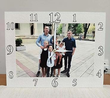 dušeci za ležaljke: Personalizovani zidni sat sa vašom fotografijom Izrada sata sa — 3
