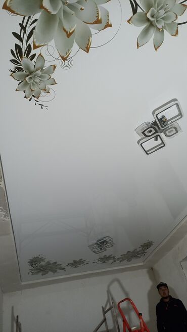 Натяжной потолок: Натяжной потолок Матовое, 3D потолки, Глянцевое Бесплатная консультация, Демонтаж, Бесплатный замер — 7