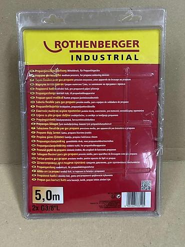 Ostali pribor i dodaci za alate: Rothenberger Industrial crevo za propan – 5 m - Fleksibilno crevo za — 5