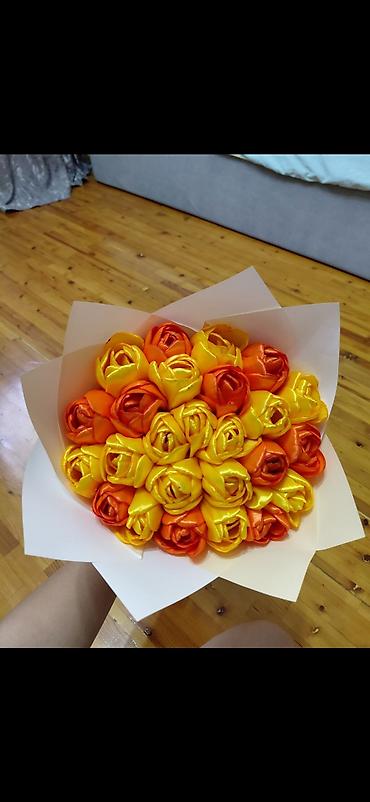 букет лилий цена: 🌹 Красивые цветы из атласных лент ручной работы! Ищете необычный и — 3