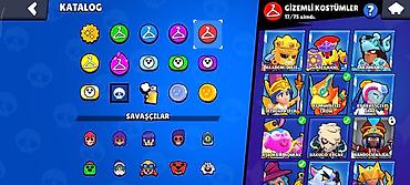 Искусство и коллекционирование: Brawl Stars oyun hesabı – yüksək səviyyəli kosmetik kolleksiya — 5