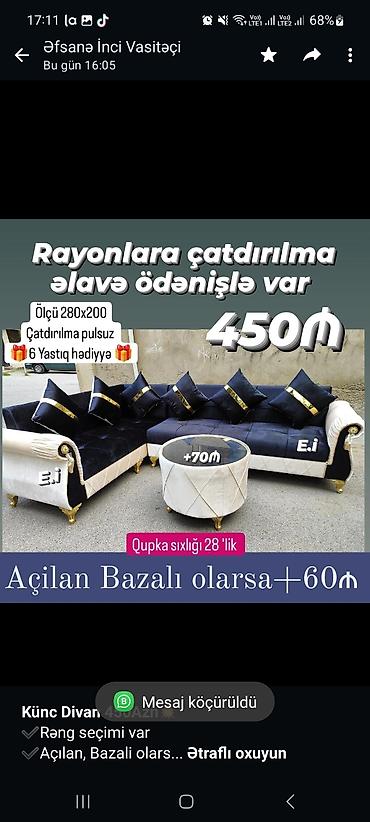 divan olcusu: Künc divan — 1