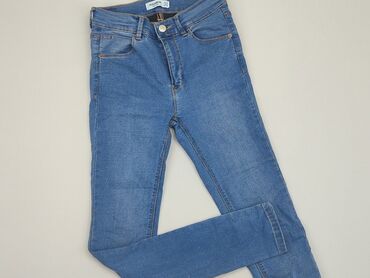 czarne spódnice jeansowe z przetarciami: Джинси, Pull and Bear, S, стан - Хороший