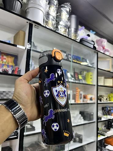 tilov cantası: Futbol klubları temalı idman su qabları - Dizayn: Qarabağ FK — 1