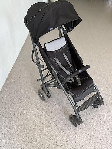 коляска chicco urban: Коляска, Chicco, цвет - Черный, Б/у, Самовывоз, Платная доставка — 2